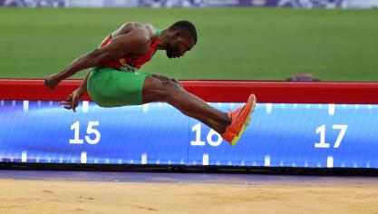 Hugues Fabrice Zango n’aura pas réussi à monter sur le podium cet été à Paris 2024.