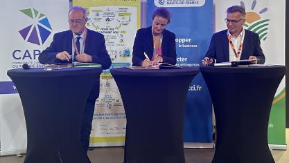 Cette signature permettra au territoire de se doter du REV3 LAB.