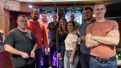 Les membres du Rocket Dart’s.