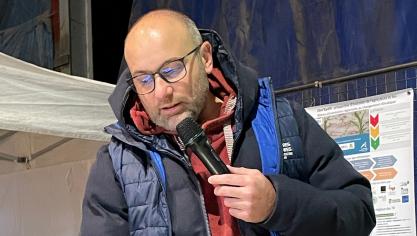 Fabien Dutertre, conseiller énergie climat à la Chambre d’agriculture des Hauts-de-France, donne des perspectives à la ferme de demain.