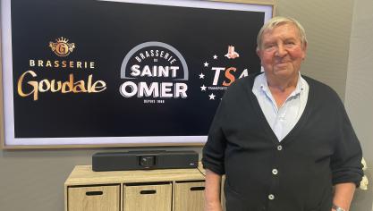 André Pecqueur est le directeur général des Brasseries Goudale, de Saint-Omer et de TSA.