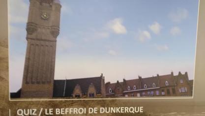 Sur la photo du quiz, il ne s’agit pas du beffroi de Dunkerque, mais il s’agit de celui de Bergues.