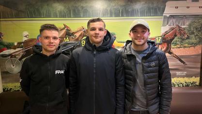 De gauche à droite, Clément l’aîné, Arthur le cadet et Tom le benjamin, les trois frères Bogdanski.