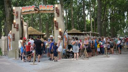 Le parc du Fort-Louis est devenu un parc de loisirs en proposant de nombreuses activités comme le Dino parc.