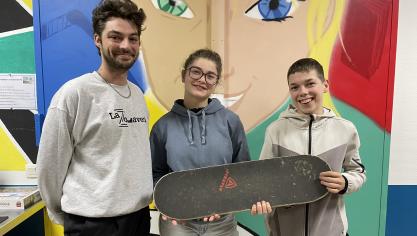 Florian Létendart accompagne Mélinda Pillot et Aaron Ansel au sein de l’association Rid’R.