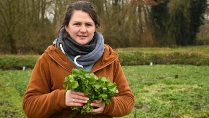 La cressiculture, un patrimoine que veut absolument garder Véronique Toussaint.