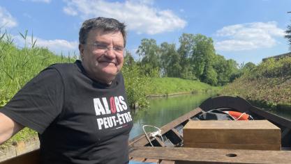 Patrick Montel était venu une première fois sur le territoire au mois de mai.