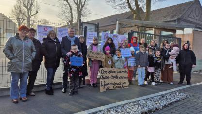 Les parents se sont mobilisés à Barlin.