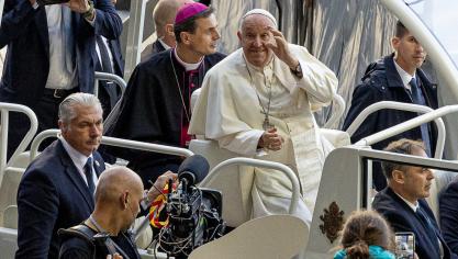 L’un des derniers déplacements du pape, à Bruxelles.