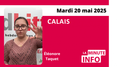 La Minute de l’Info du jour avec Eléonore.