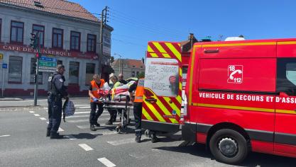 La victime a été prise en charge par les pompiers.