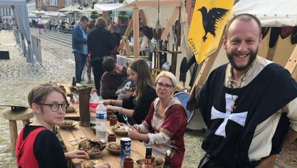 L’association Corvus Flandria sera présente pour l’époque du Moyen-Age.