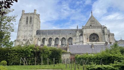 La cathédrale notre dame de Saint-Omer.