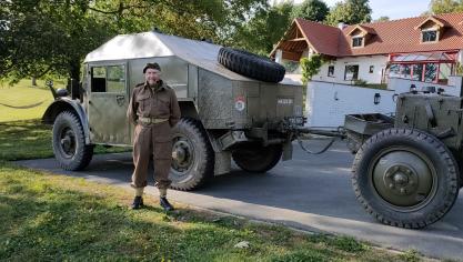 James Baxter à son arrivée le 28 mai au gîte du tilleul.