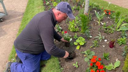 Chaque plante est positionnée à un endroit bien précis afin d’assurer le rendu du jardin.