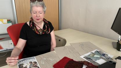 Dominique Louis a dessiné les costumes, choisi les tissus avant la confection pour les Virtuoses.