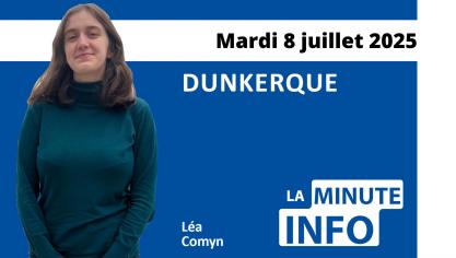 La Minute de l’info est présentée cette semaine par Léa Comyn.