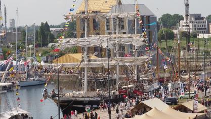 Pas moins de 500 000 personnes étaient présentes pour les Voiles de Légende à Dunkerque.