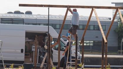 Le démontage des Voiles de Légende commence.