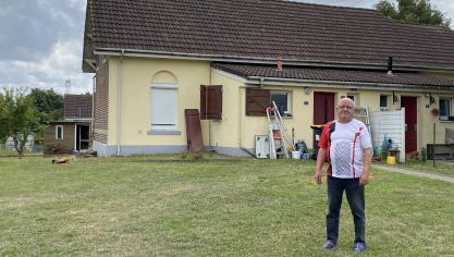 Jean-Pierre Deleberghe vit dans sa maison depuis dix-neuf ans.