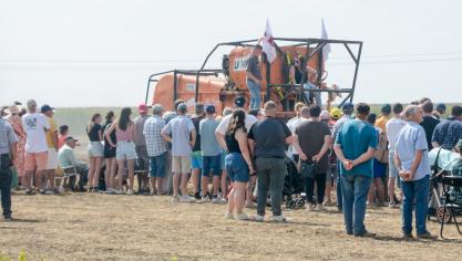 Les courses de moiss batt cross ont attiré la foule ce dimanche.
