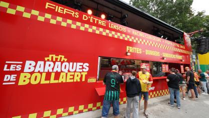Les Baraques de Bollaert, nouveaux points de vente pour se restaurer au stade Bollaert.