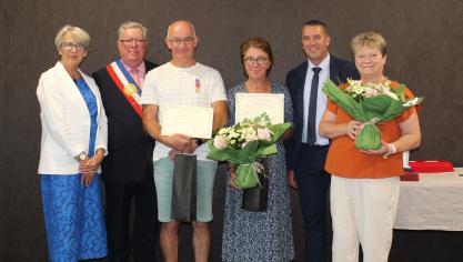 Les médaillés mis à l’honneur.