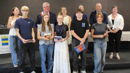 Les diplômés du brevet.