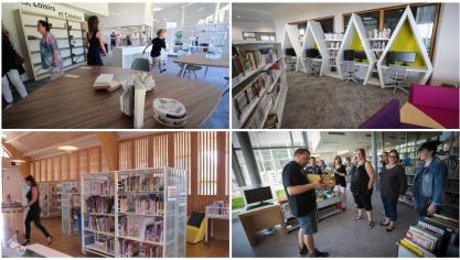 La Source à Harnes, le Trait d’union à Vendin-le-Vieil, le Préau livre à Givenchy-en-Gohelle et la médiathèque-estaminet à Grenay. Le réseau peut s’appuyer sur des bâtiments récents et modernes.