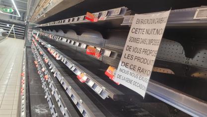 Les étals refroidis du commerce ont cessé de fonctionner après un cambriolage.