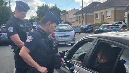 Une vingtaine de policiers nationaux et municipaux faisaient partie de cette opération contrôle routier.