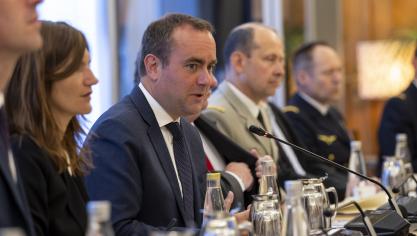 United_States_Secretary_of_Defense_Lloyd_Austin_participates_in_a_bilateral_exchange_with_French_Minister_of_the_Armed_Forces_Sébastien_Lecornu_at_the_French_Ministry_of_Defense,_Paris,_France_on_June_7,_2024.jpg