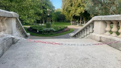 Le parc Saint-Pierre à Calais reste fermé ce lundi 15 septembre.