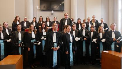 13 personnes ont gonflé les rangs des juges et des parquetiers du tribunal de Boulogne-sur-Mer depuis septembre 2025.