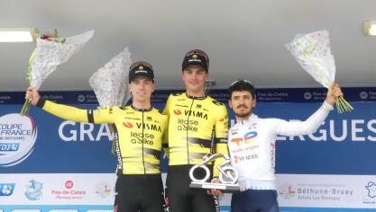 De gauche à droite : Matthew Brennan, Olav Kooij et Jason Tesson.