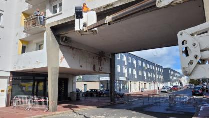 Les travaux ont commencé le 22 septembre pour sécuriser la voûte.