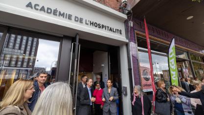 L’Académie de l’hospitalité, inaugurée ce vendredi matin, est voisine de l’office de tourisme.