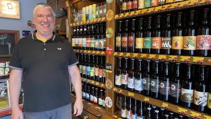 Thierry Willemart, le gérant de Flandrinks, est aussi brasseur amateur.
