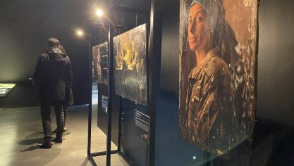24 icônes sont actuellement exposées au Centre d’histoire du Mémorial’ 14-18 Notre-Dame de Lorette, à Souchez.