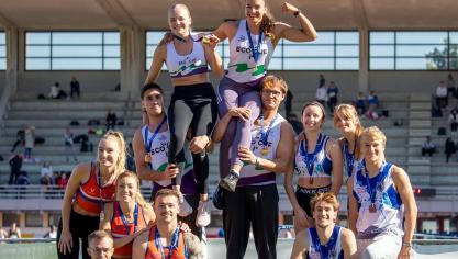 Les athlètes du club de Bonningues-lès-Calais montent sur la troisième marche du podium