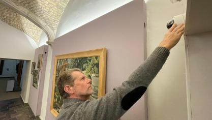Un système de vidéosurveillance infrarouge est installé au musée du Mont-de-Piété à Bergues.