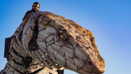 Le Varan de Voyage arrive au Fort Nieulay, à Calais, ces 7 et 8 mars.