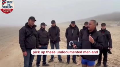 Les militants du groupuscule « Raise the colours » se sont rendus à plusieurs reprises sur le littoral courant novembre.