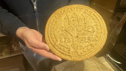 Le sablé fait référence à l’Histoire et aux emblèmes de Lillers.