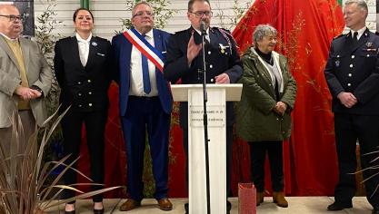 Laurent Potel, chef du CIS d’Audruicq, a annoncé son départ pour Lumbres.