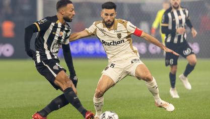 Adrien Thomasson, capitaine d’un Lens ambitieux.