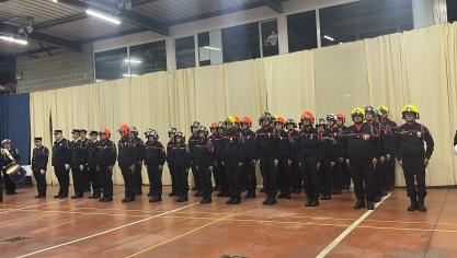 La cérémonie est chaque année l’occasion de remettre des médailles aux sapeurs-pompiers.