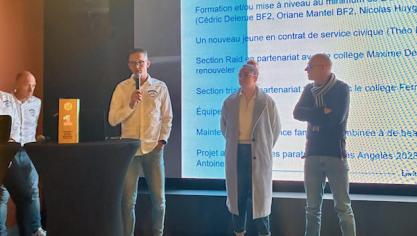 Antoine Pérel et Zoé Réveillon, paratriathlètes du club d’Hazebrouck, préparent tous les deux les Jeux de 2028.