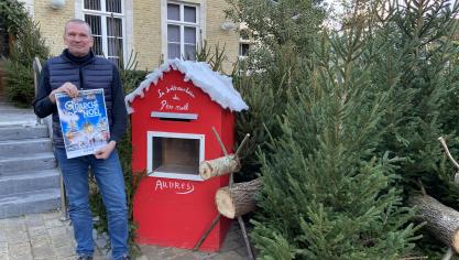 Ludovic Loquet est prêt pour le marché de Noël.