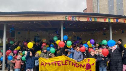 Les élèves de Saint-Vincent Saint-Charles ont couru au profit du téléthon